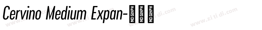 Cervino Medium Expan字体转换